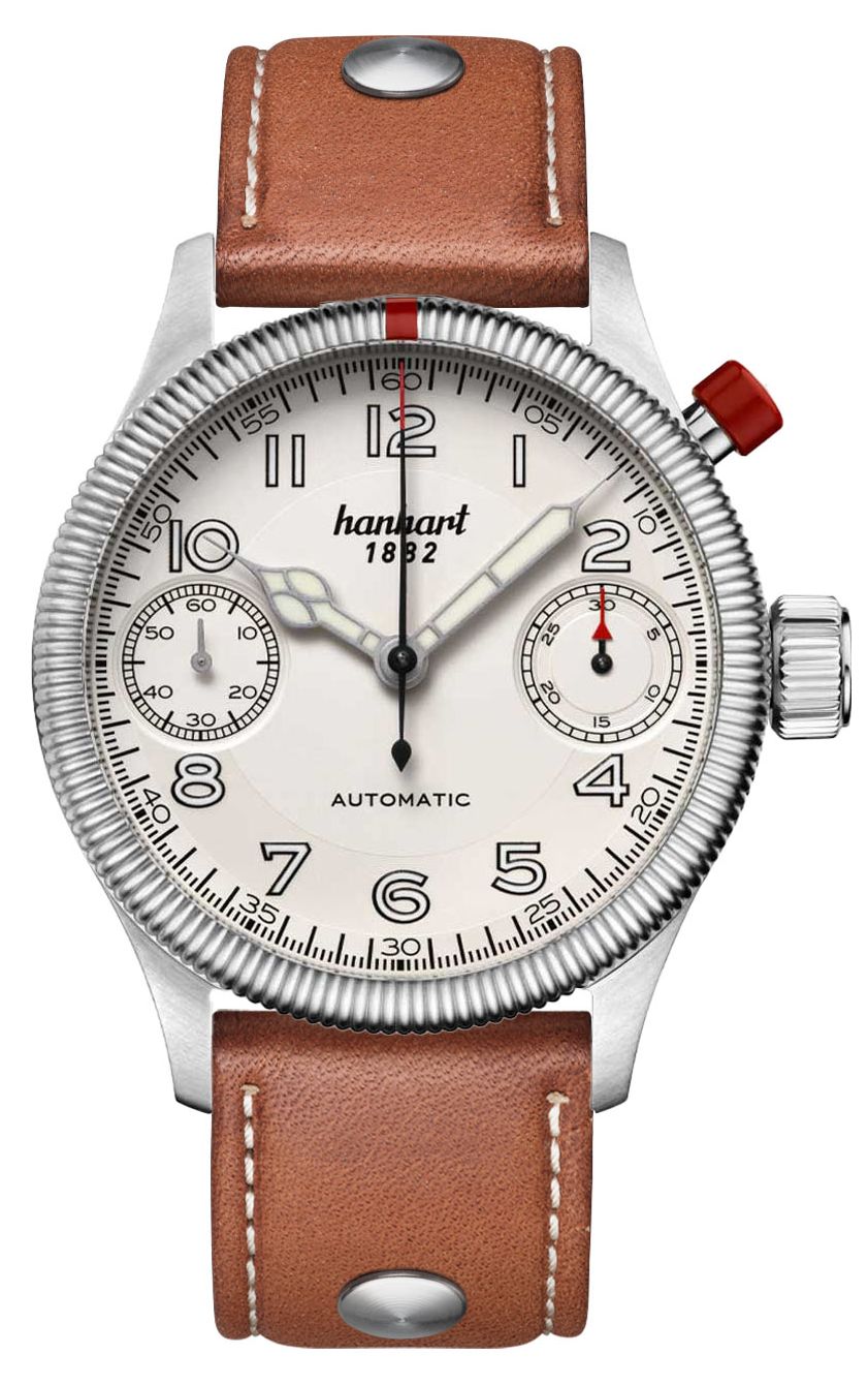 Hanhart Chronographe automatique Pioneer Monoscope (45 mm), montre