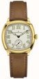 Hamilton American Classic Cushion Mechanical (30mm) Sandblasted Beige Dial / Brown Leather Strap Watch H36139520