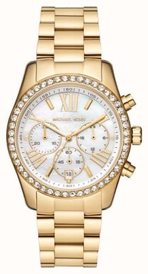 Michael Kors Lexington Women's Gold-Toned Steel Watch MK7241