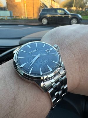 Seiko Presage Automatic Stainless Steel Bracelet Blue Dial