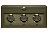 WOLF Earth Triple Watch Winder In Olive 190541