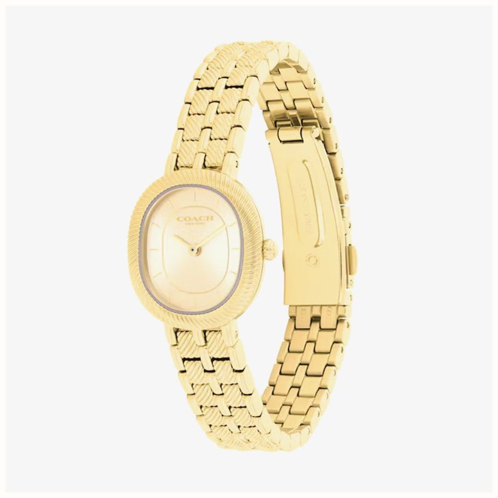 Coach Ladies Harlow Gold Dial Bracelet Watch 14504660 - alternate view 2