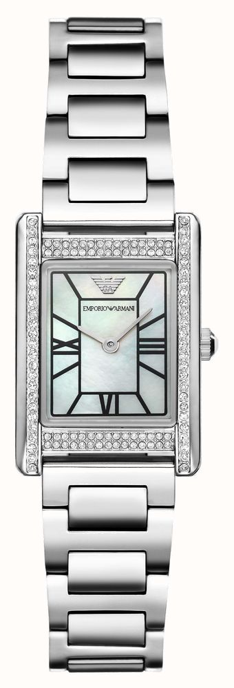 Emporio Armani Women s 32mm Mother of Pearl Dial Stainless Steel Bracelet AR11625 First Class Watches AUS