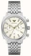 Emporio Armani Quartz Chronograph (40mm) Ivory Sunray Dial / Stainless Steel Bracelet AR11800