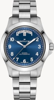 Hamilton Khaki Field King Day-Date Auto (40mm) Blue Sunray Dial / Stainless Steel Bracelet H64475140