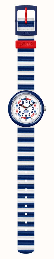 Montre Enfant Flik Flak Ours Polaire Blanc - Modèle Vintage, Montre-bracelet Ludique Et Colorée