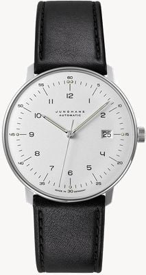 Junghans Szkło szafirowe z automatycznym datownikiem Max Bill 27/4700.02