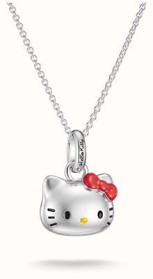 Thomas Sabo X Hello Kitty Silver Face Pendant Necklace KE2387-M06-7-L45V