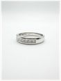 0.52ct Princess Natural Diamond 9ct White Gold Half Eternity Ring LFS1700-W - vue alternative 2