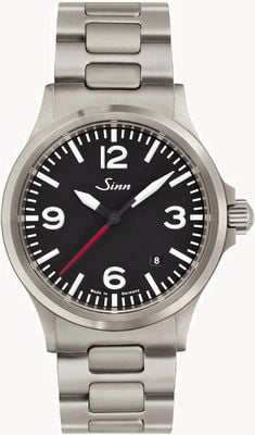 Sinn 556 a rs | h link relógio de pulseira em aço inoxidável 556.0141 TWO LINK BRACELET