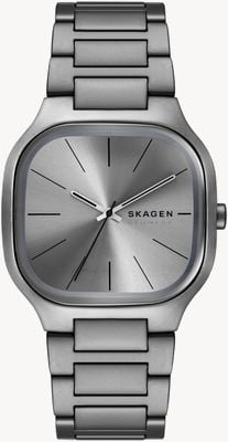 Skagen Mellem (40 mm) graues Zifferblatt / graues PVD-Edelstahlarmband SKW6936