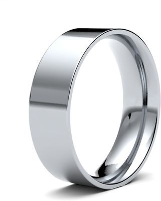 James Moore Wedding Rings | Palladium 500 | 6mm | Light | Flat Court | AG_6GLE-PD5