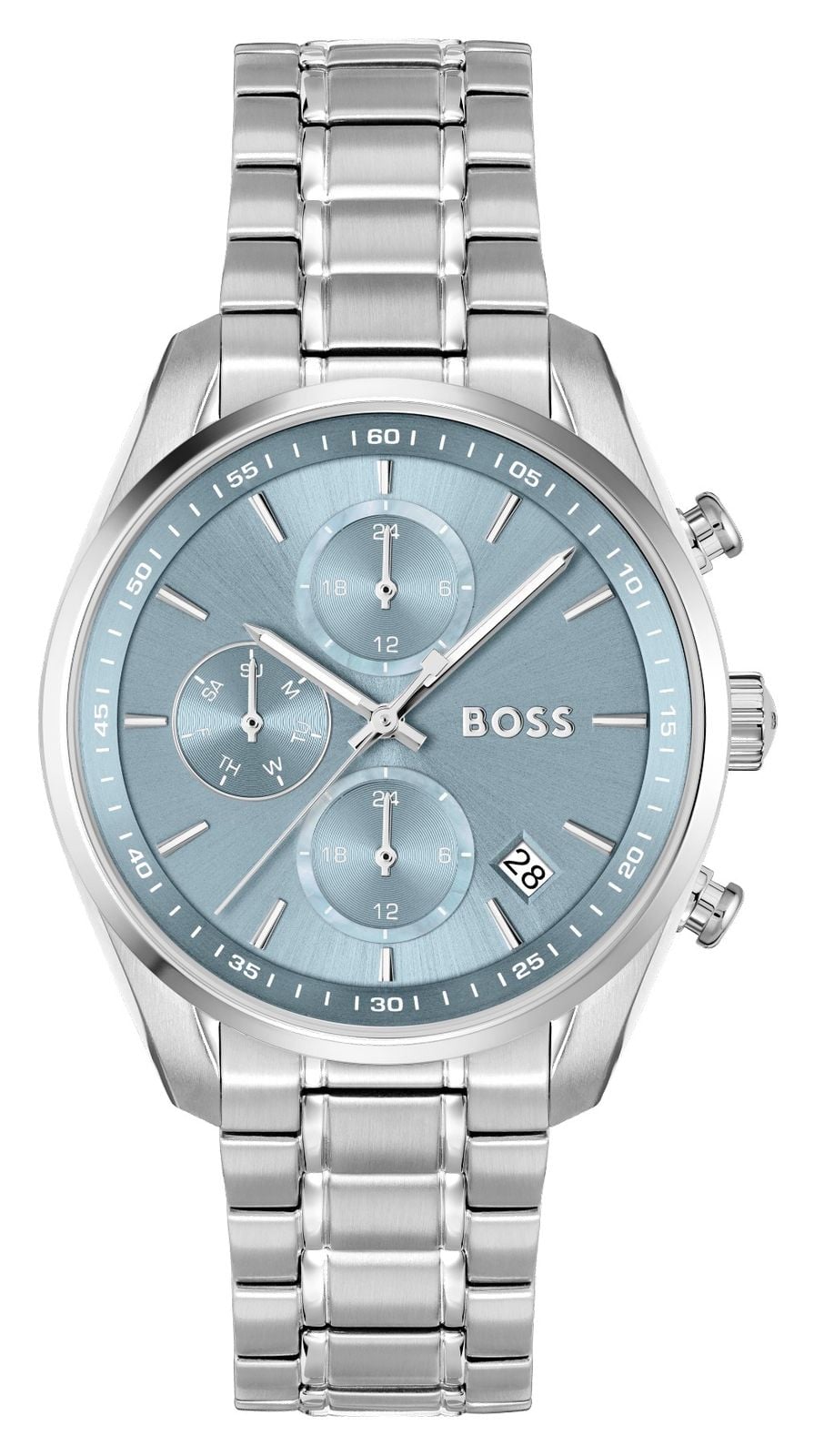 BOSS femme Grand Tour (38 mm) cadran bleu clair / montre