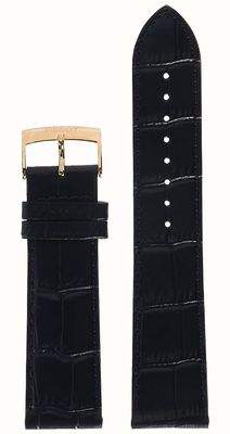 Tissot Мужской синий кожаный ремешок только с пряжкой из розового золота T600040846
