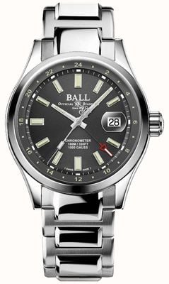 Ball Watch Company Engineer iii Endurance 1917 gmt (41 mm) esfera gris/brazalete de acero inoxidable (clásico) GM9100C-S2C-GY
