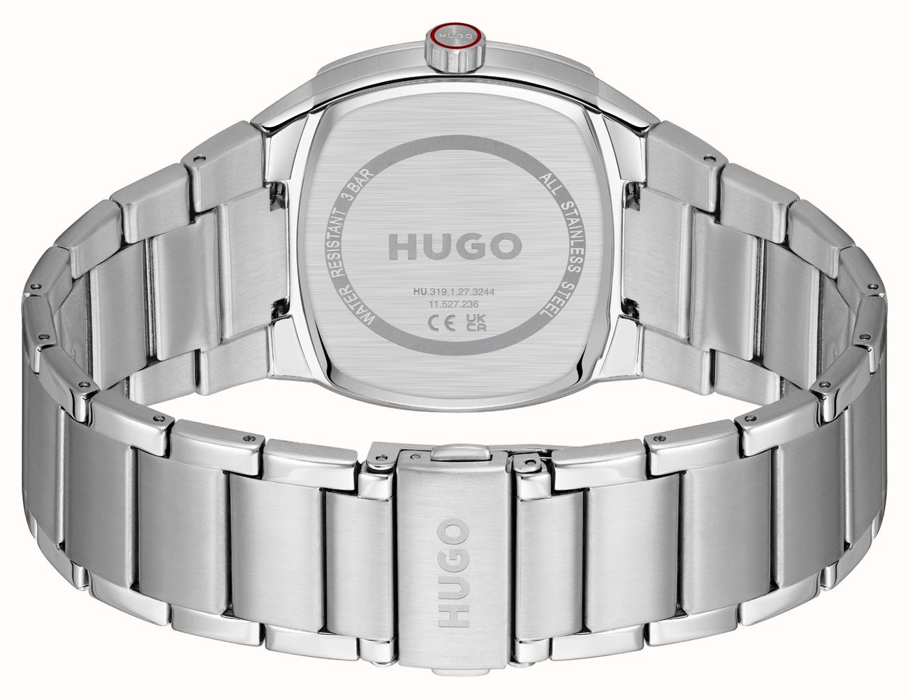 Hugo Class HUGO #TELLY Three-Hand Quartz (40mm) Silver Dial / Stainless Steel ...