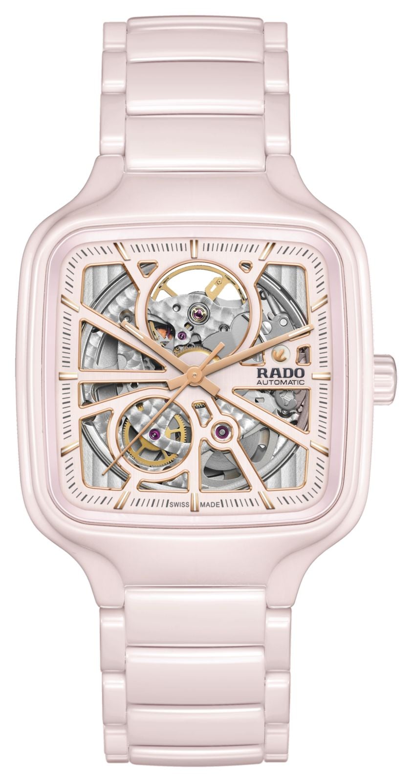 RADO VÃ©ritable carrÃ©e Ã  cÅur ouvert automatique ( montre