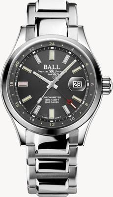 Ball Watch Company Engineer III Endurance 1917 GMT (41mm) Grey Dial / Stainless Steel Bracelet (Rainbow) Watch GM9100C-S2C-GYR