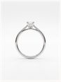 0.25ct Princess Natural Diamond Platinum Solitaire Ring ENG22071 - альтернативный вид 3