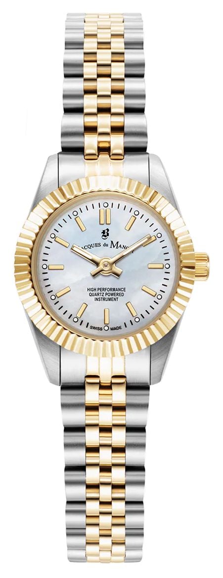 Jacques Du Manoir Mini Inspiration 22mm MotherofPearl Watch