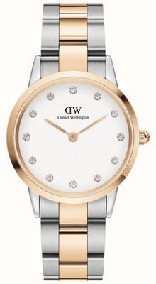 Daniel Wellington Iconic Lumine (32mm) Eggshell White Dial / Two-Tone Stainless Steel DW00100358