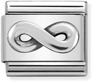 Nomination Classic Infinity Oxidised Sterling Silver & Steel Charm 330101/21