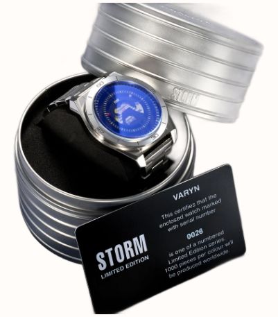 STORM STORM VARYN LAZER / Blue Dial / Stainless Steel Bracelet 47577/LB - vista alternativa 4