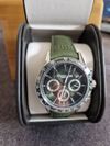 Customer picture of Raymond Weil Freelancer Automatic Chronograph Green Leather Strap 7741-SC7-52021