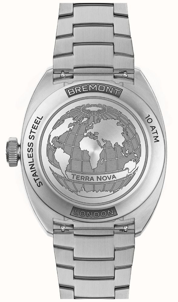 Bremont Terra Nova Date Automatic (40.5mm) Gradient Green Metal Dial / Stainless Steel Bracelet TN40-DT-SS-GN-B - vista alternativa 2