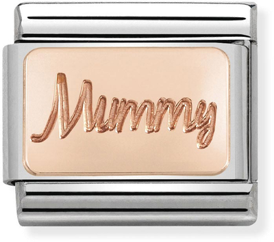 Nomination Classic Mum 9ct Rose Gold & Steel Charm 430101/42