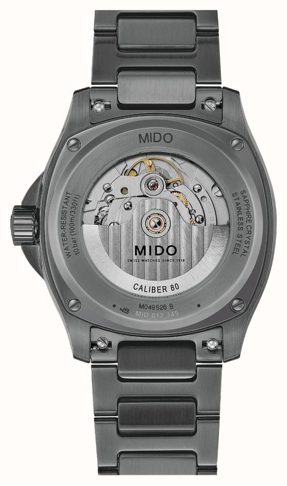 MIDO Multifort TV Big Date Special Edition (40mm) Multicoloured TV Dial / 3x Strap Set M0495263308101 - alternatieve weergave 3
