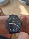 Customer picture of Mondaine Essence 41mm | Deep Ocean Blue Strap | Blue Dial MS1.41140.LD