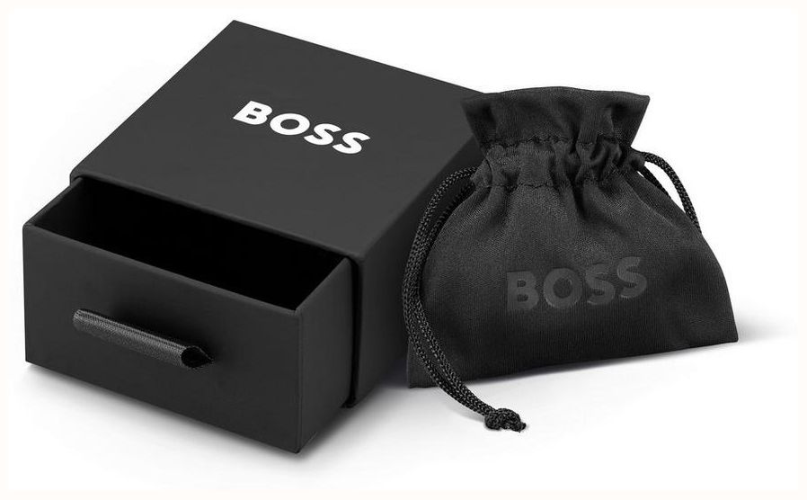 BOSS Jewellery Kassy Divine Crystal Stainless Steel Hoop Earrings 1580863 - альтернативный вид 3