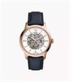 Fossil Townsman 44 mm Automatic Navy Leather ME3293