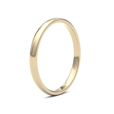 James Moore Wedding Rings | 9ct Yellow Gold | 2mm | Medium | Premium Court | AG_2LMP-9Y