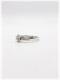 Round Brilliant Natural Diamond 18ct White Gold Cluster Side Stone Ring JM9457 - alternate view 2