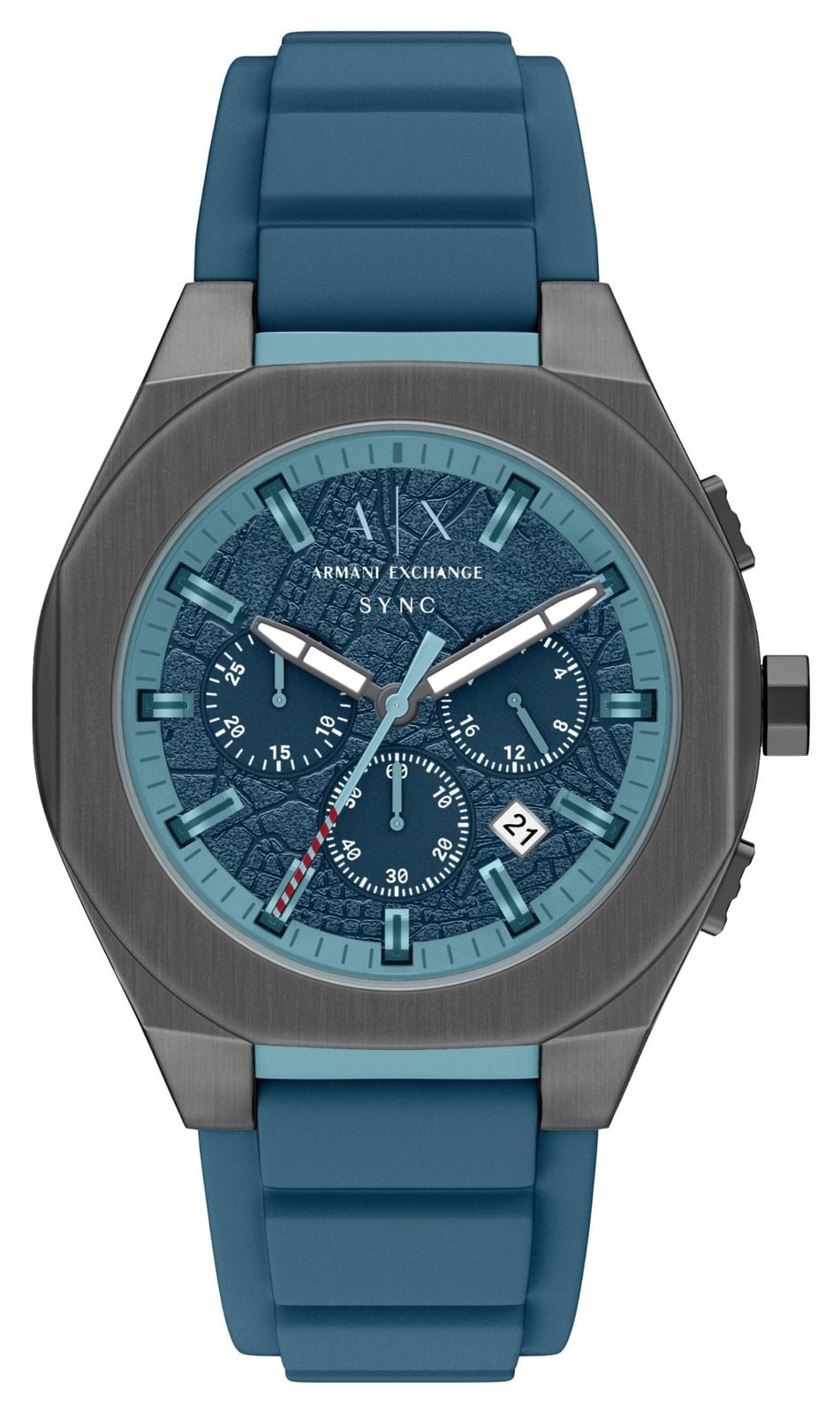 Armani Exchange Chronographe Ã  quartz (44 mm), cadran bleu montre