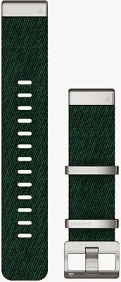 Garmin Sangle verte en nylon jacquard Quickfit 22 uniquement 010-13008-00