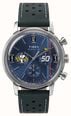 Timex PEANUTS MARLIN 40mm Leather Blue Strap Watch TW2Y85300
