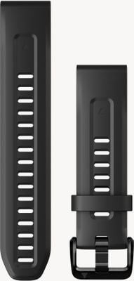 Garmin Quickfit 20 mm Armband nur schwarzes Silikon 010-13102-00