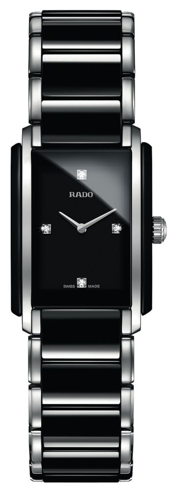 RADO Integral Diamonds High Tech Ceramic Square Dial Watch R20613712 James Moore Co. Jewellers of Distinction Since 1997 in Kenilworth Warwickshire