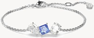 Swarovski Mesmera Bracelet Rhodium Plated White and Blue Crystals 5668359