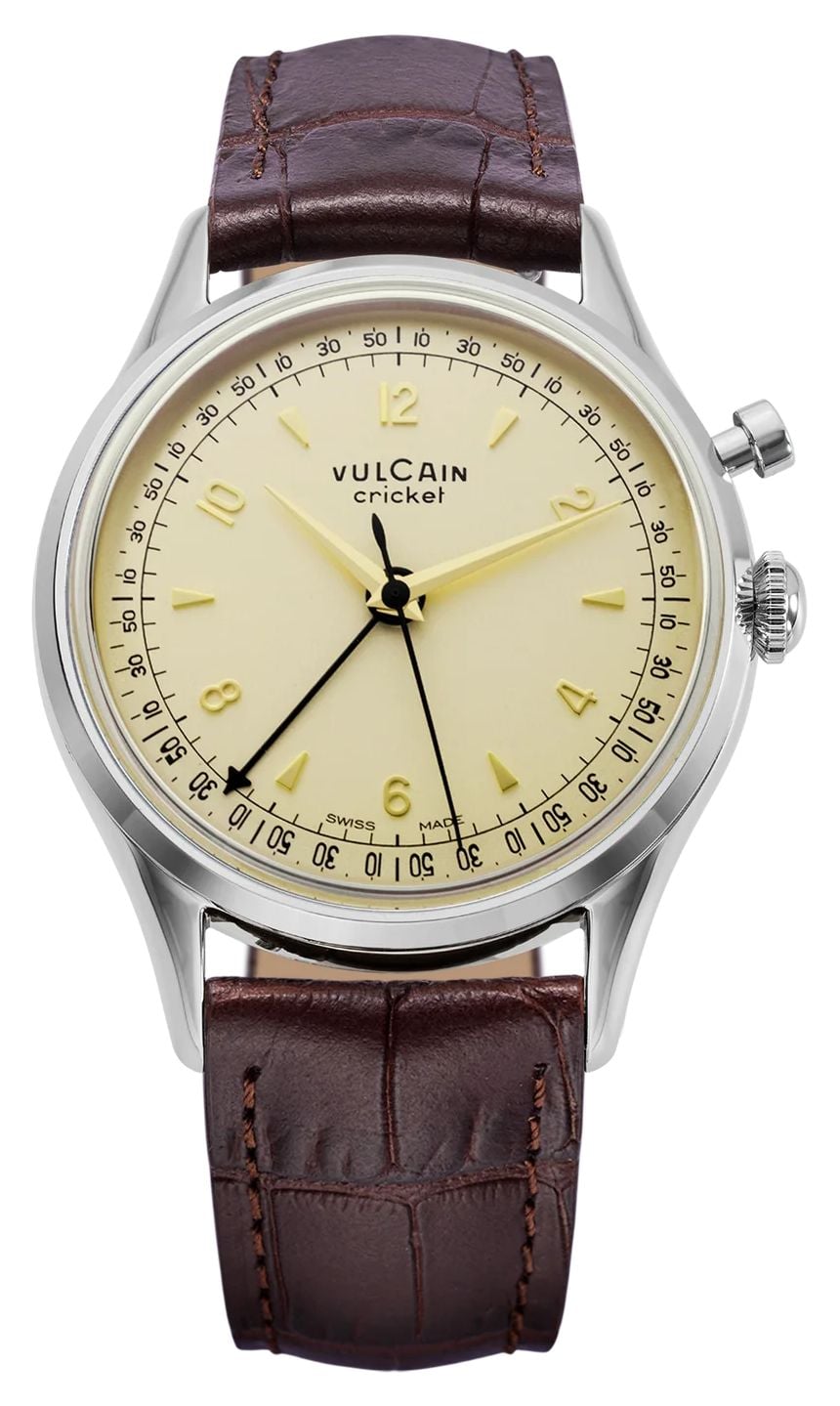 Vulcain Cricket Tradition calibre alarme remontage montre