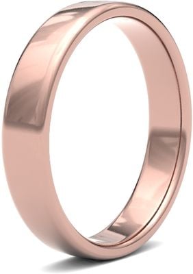 James Moore & Co | 9ct 玫瑰金 | 4毫米 | 轻盈 | 尺寸 软场 | ag_4gls-9r AG_4GLS-9R