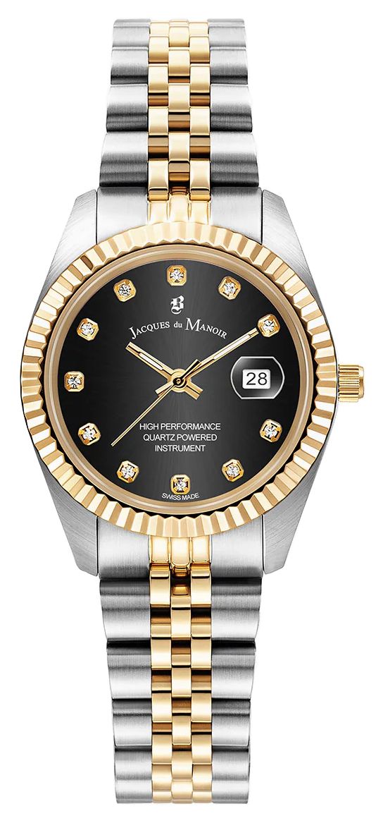 Jacques Du Manoir Inspiration Elegance (31mm) Black Dial / Watch-image-208977