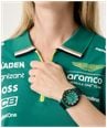 Aston Martin Aramco Formula One™ Team PDK W Quartz (40mm) Podium Green Dial / Black Silicone Strap Watch MTFK1F502 - alternative Ansicht 5