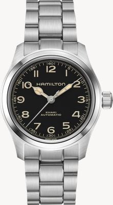 Hamilton Khaki Field Murph Automatic (38mm) Black Dial / Stainless Steel Bracelet H70405130