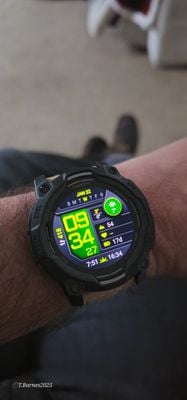 Garmin Instinct 3 AMOLED Outdoor GPS Smartwatch (45mm) Black