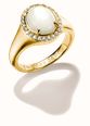 Thomas Sabo Thomas Sabo Halo ring with mother-of-pearl and white zirconia TR2542-M01-14-52