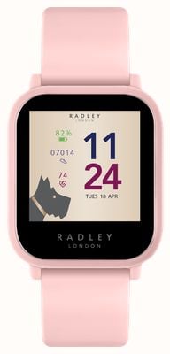 Radley シリーズ 10 (36mm) スマート アクティビティ トラッカー ピンクのシリコン ストラップ RYS10-2155